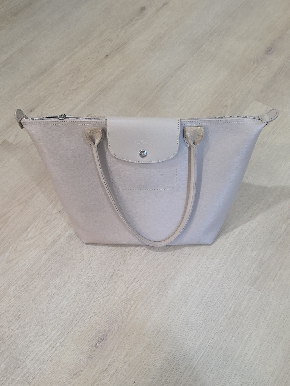 Longchamp Tote Bag Light Beige